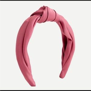 NWOT J.Crew Pink Satin Headband